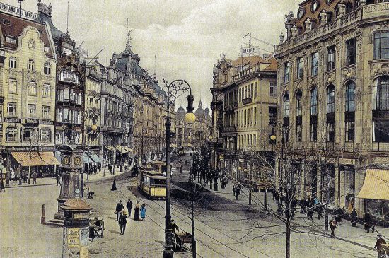 Frankfurt, Die Zeil von der Hauptwache aus, 1906 RM53